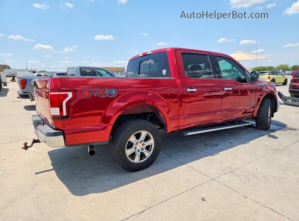 1FTEW1EP4HKC90503 2017 FORD F150 Red Trasero derecho