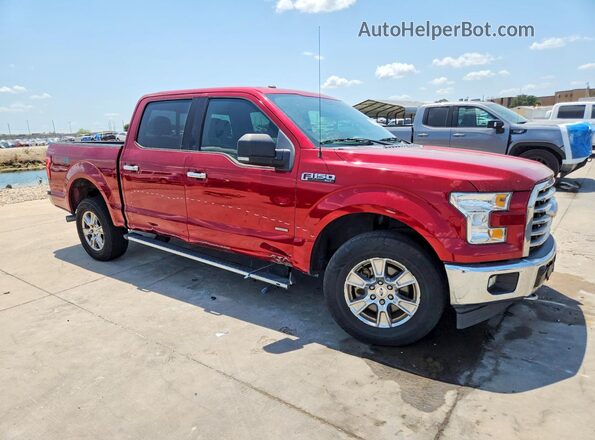 1FTEW1EP4HKC90503 2017 FORD F150 Red Delantero derecho