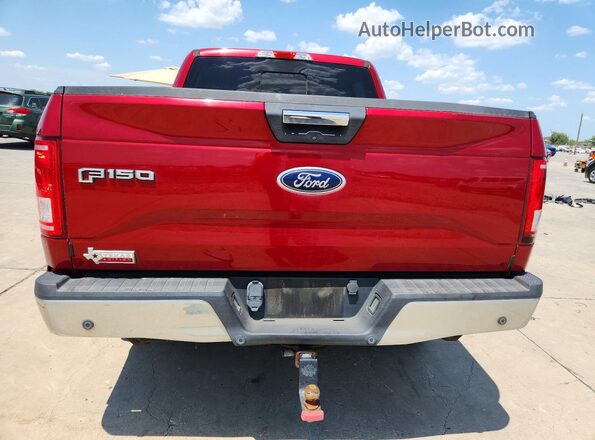 1FTEW1EP4HKC90503 2017 FORD F150 Red Vista trasera