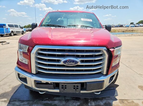 1FTEW1EP4HKC90503 2017 FORD F150 Red Vista frontal