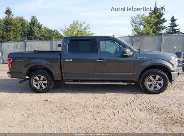 1FTEW1EP4JFA60331 2018 FORD F150 Gray Rear interior view