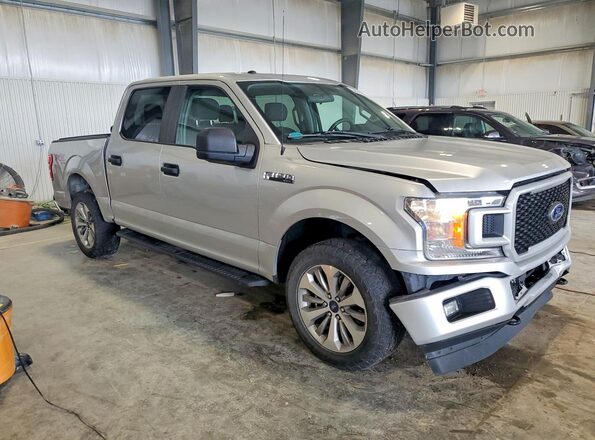 1FTEW1EP4JFD43263 2018 FORD F150 Silver Передня права чверть