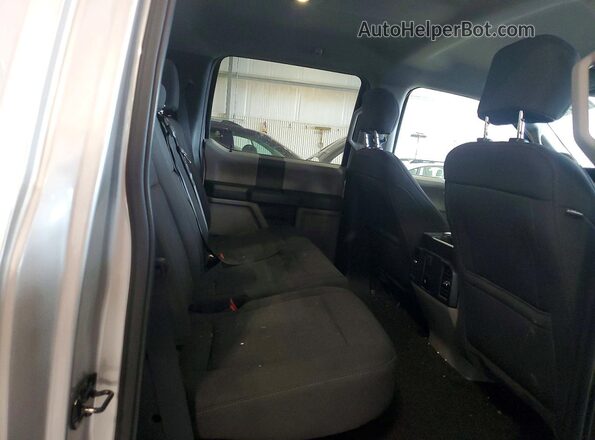 1FTEW1EP4JFD43263 2018 FORD F150 Silver Вид задніх сидінь