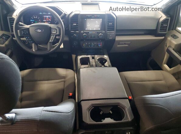 1FTEW1EP4JFD43263 2018 FORD F150 Silver Вид панелі приладів