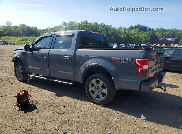 1FTEW1EP4JFD48379 2018 FORD F150 Gray Задня ліва чверть