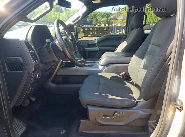 1FTEW1EP4JFD48379 2018 FORD F150 Gray Вид салону спереду