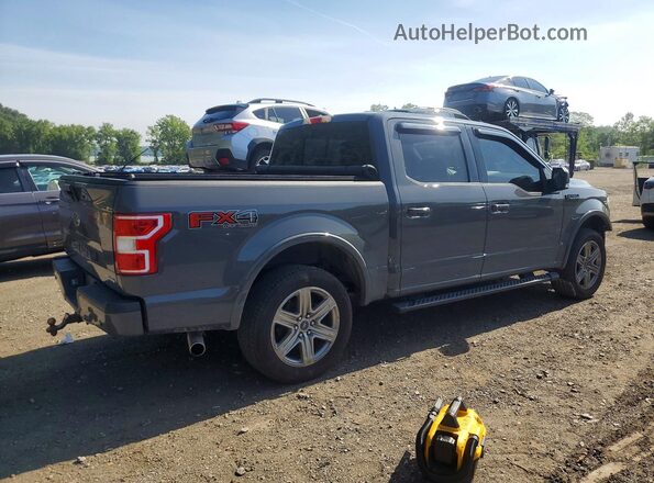 1FTEW1EP4JFD48379 2018 FORD F150 Gray Задня права чверть
