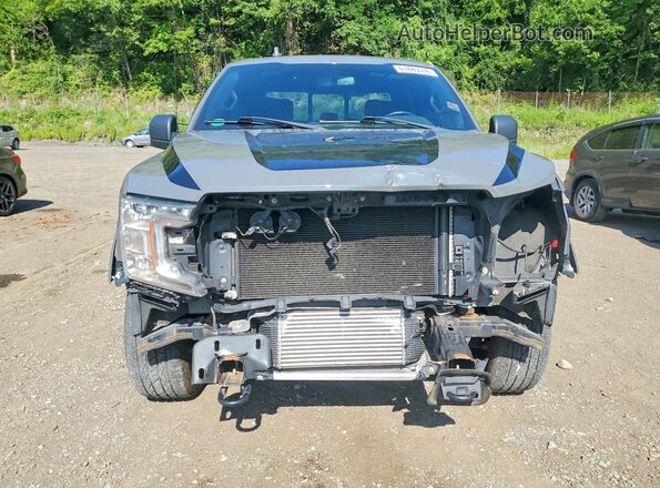 1FTEW1EP4JFD48379 2018 FORD F150 Gray Вид спереду
