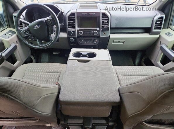 1FTEW1EP4JFE28054 2018 FORD F150 Gray წინა პანელის ხედი