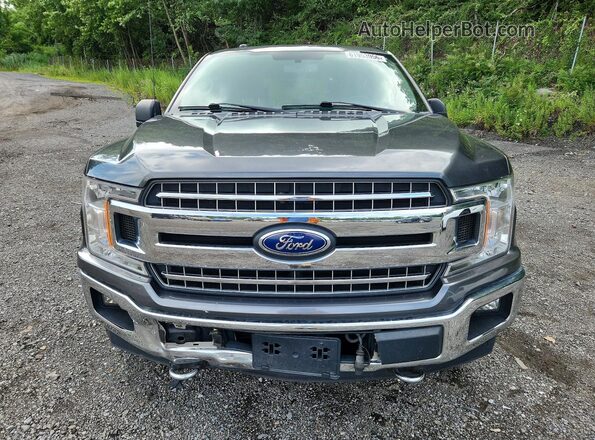 1FTEW1EP4JFE28054 2018 FORD F150 Gray წინა ხედი