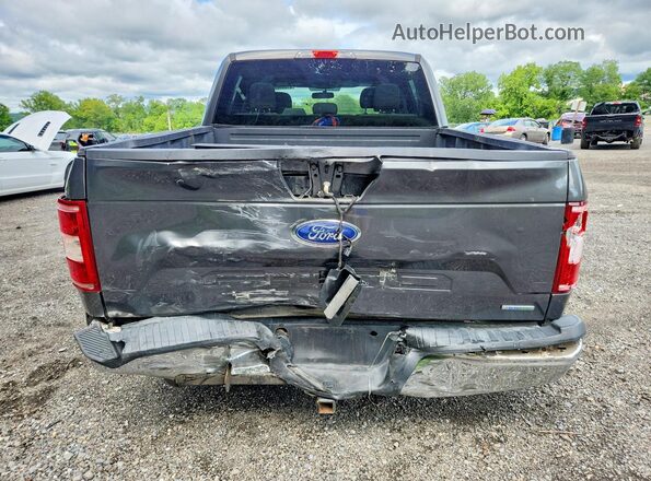 1FTEW1EP4JFE28054 2018 FORD F150 Gray უკანა ხედი