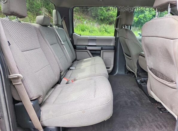 1FTEW1EP4JFE28054 2018 FORD F150 Gray უკანა სავარძლების ხედი