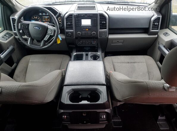 1FTEW1EP4JKF16013 2018 FORD F150 Серый Вид панели приборов
