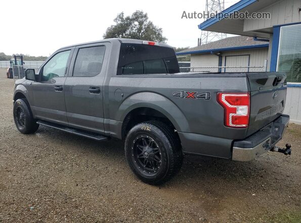 1FTEW1EP4JKF16013 2018 FORD F150 Серый Задняя левая четверть