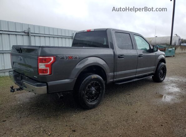 1FTEW1EP4JKF16013 2018 FORD F150 Серый Задняя правая четверть
