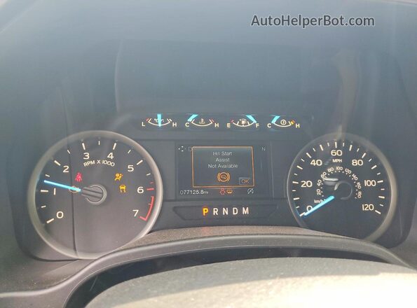 1FTEW1EP4JKF26413 2018 FORD F150 Blue Вид щитка приладів