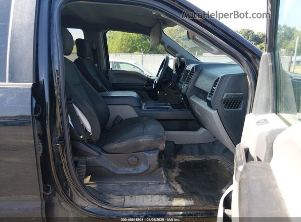 1FTEW1EP4KFD41790 2019 FORD F150 Black Widok wnętrza z przodu