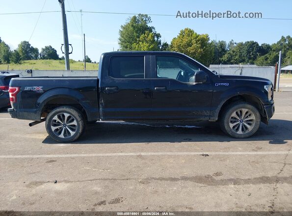 1FTEW1EP4KFD41790 2019 FORD F150 Black Widok wnętrza z tyłu