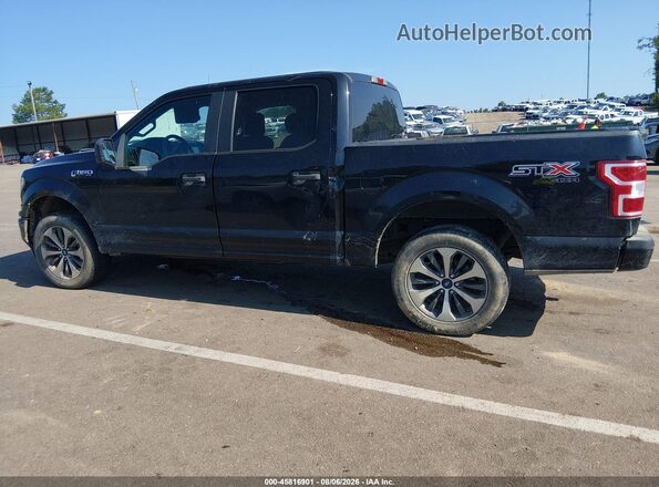 1FTEW1EP4KFD41790 2019 FORD F150 Black Widok wnętrza 360 stopni