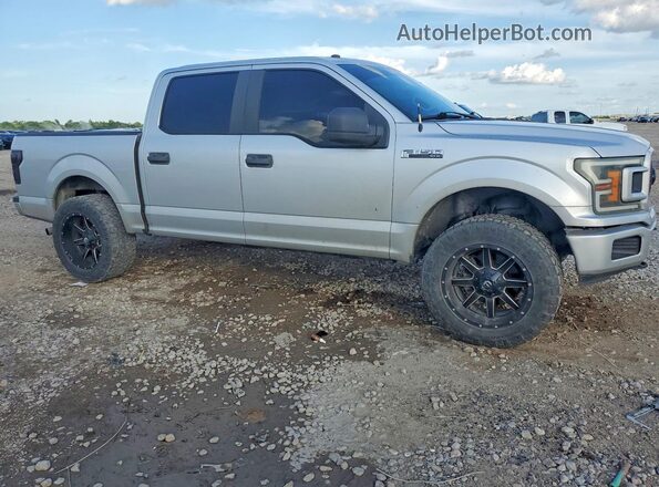 1FTEW1EP4KKD80841 2019 FORD F150 Серебряный Передняя правая четверть