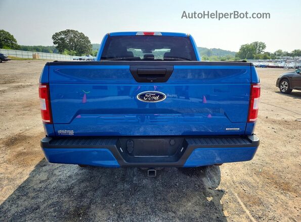 1FTEW1EP4KKE12414 2019 FORD F150 Blue Rear view