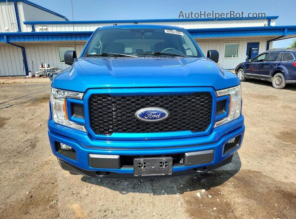 1FTEW1EP4KKE12414 2019 FORD F150 Blue Front view