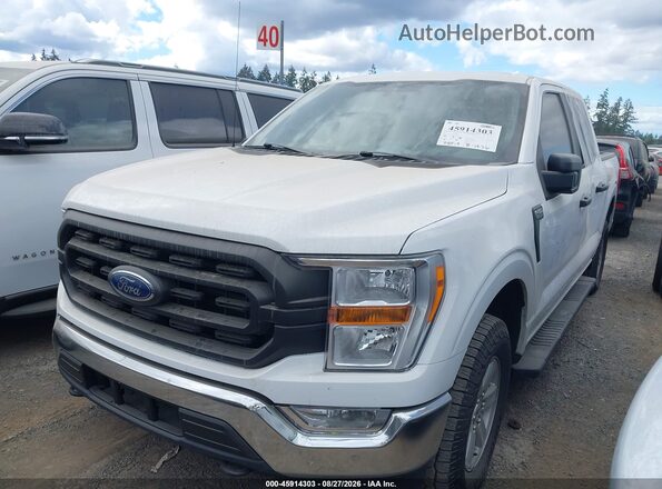 1FTEW1EP4MFA28824 2021 FORD F150 White Vista tres cuartos delantera izquierda