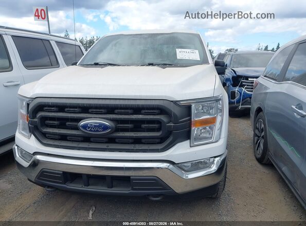 1FTEW1EP4MFA28824 2021 FORD F150 White Vista del cuadro de instrumentos