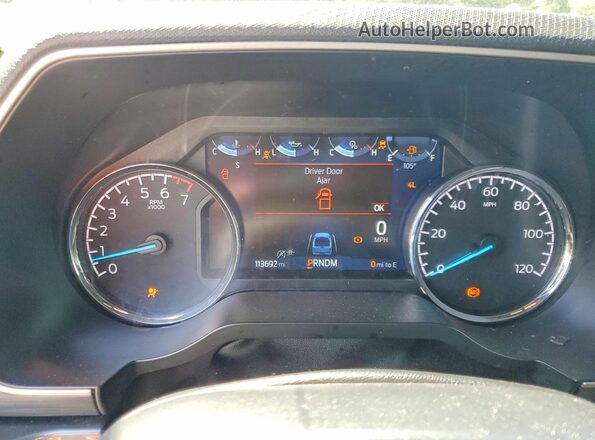 1FTEW1EP4MFA75836 2021 FORD F150 Gray Widok zestawu wskaźników