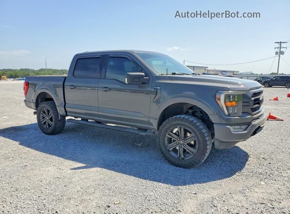 1FTEW1EP4MFA75836 2021 FORD F150 Gray Przód prawy