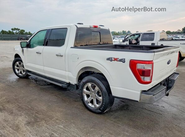 1FTEW1EP4MFC61411 2021 FORD F150 White Задня ліва чверть