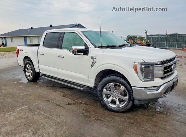 1FTEW1EP4MFC61411 2021 FORD F150 White Передня права чверть