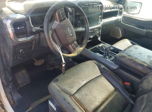 1FTEW1EP4MFC61411 2021 FORD F150 White Вид панелі приладів