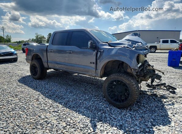 1FTEW1EP4MFC82758 2021 FORD F150 Gray Przód prawy