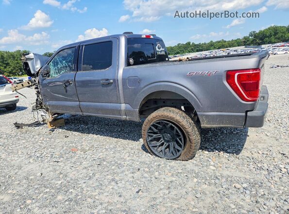 1FTEW1EP4MFC82758 2021 FORD F150 Gray Tył lewy