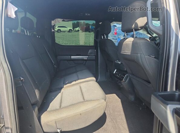 1FTEW1EP4MFC82758 2021 FORD F150 Gray Widok tylnych siedzeń