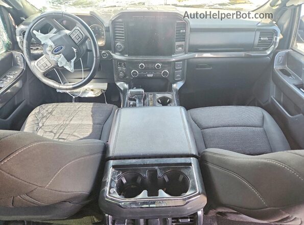 1FTEW1EP4MFC82758 2021 FORD F150 Gray Widok deski rozdzielczej