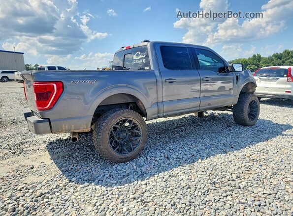 1FTEW1EP4MFC82758 2021 FORD F150 Gray Tył prawy