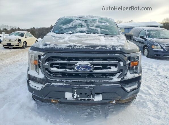 1FTEW1EP4MFD06380 2021 FORD F150 Black წინა ხედი