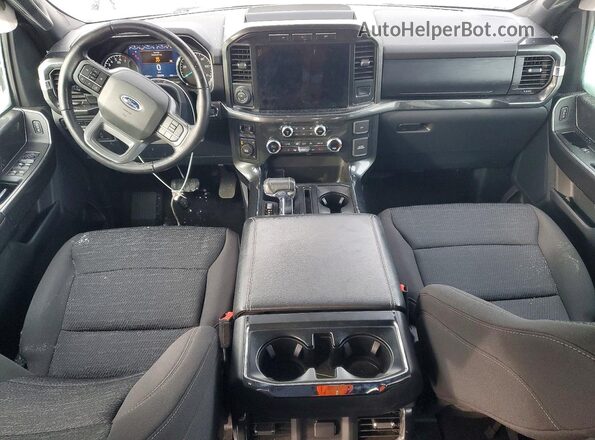 1FTEW1EP4MFD06380 2021 FORD F150 Black წინა პანელის ხედი