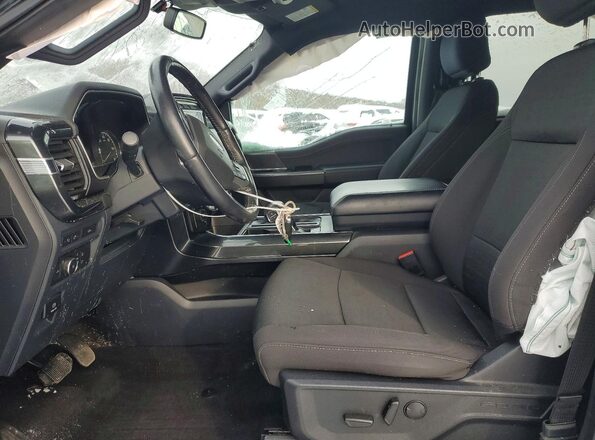 1FTEW1EP4MFD06380 2021 FORD F150 Black წინა სალონის ხედი