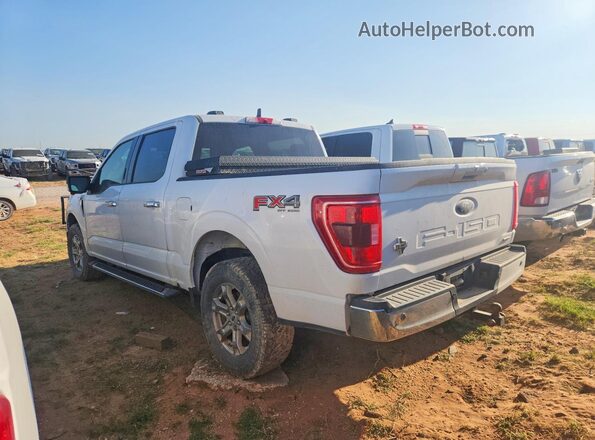 1FTEW1EP4MKD21940 2021 FORD F150 White Trasero izquierdo