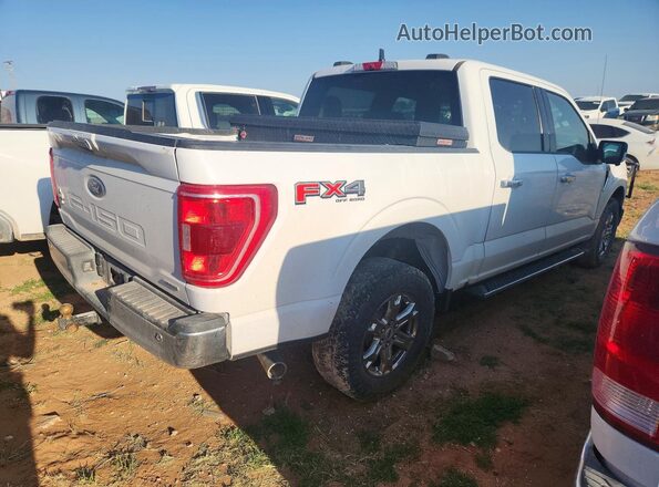1FTEW1EP4MKD21940 2021 FORD F150 White Trasero derecho
