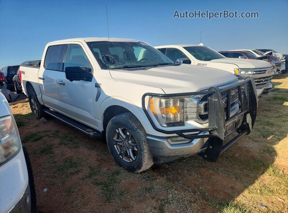 1FTEW1EP4MKD21940 2021 FORD F150 White Delantero derecho