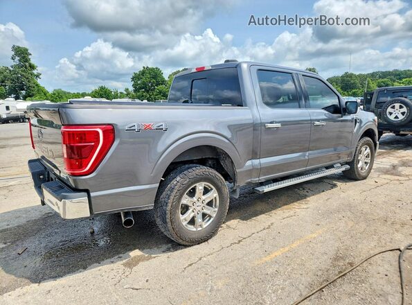 1FTEW1EP4MKD32047 2021 FORD F150 Серый Задняя правая четверть