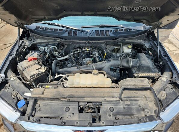 1FTEW1EP4MKD32047 2021 FORD F150 Серый Вид задней части салона