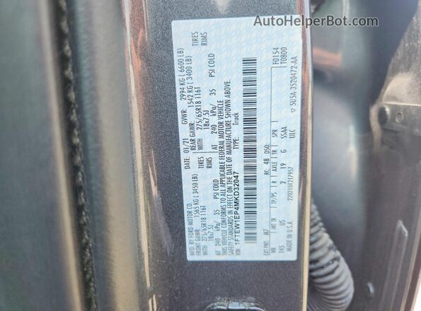 1FTEW1EP4MKD32047 2021 FORD F150 Серый Вид подкапотного пространства