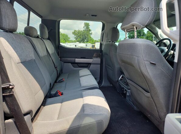 1FTEW1EP4MKD32047 2021 FORD F150 Серый Вид задних сидений