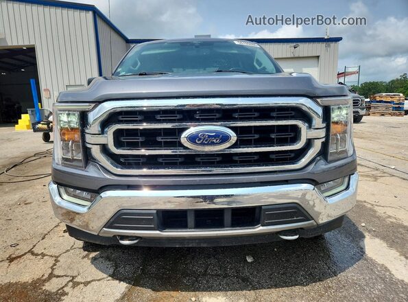 1FTEW1EP4MKD32047 2021 FORD F150 Серый Вид спереди