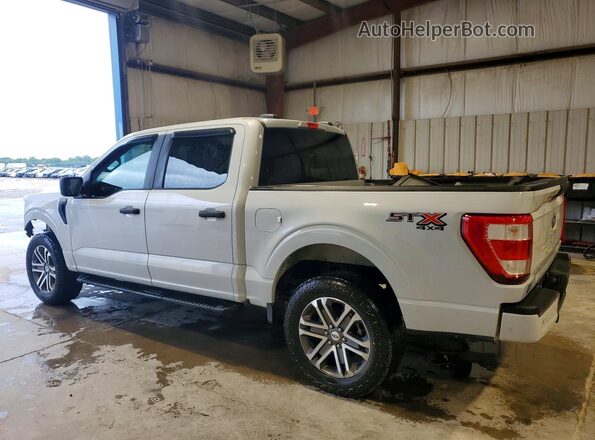 1FTEW1EP4MKE91070 2021 FORD F150 Silver Rear left